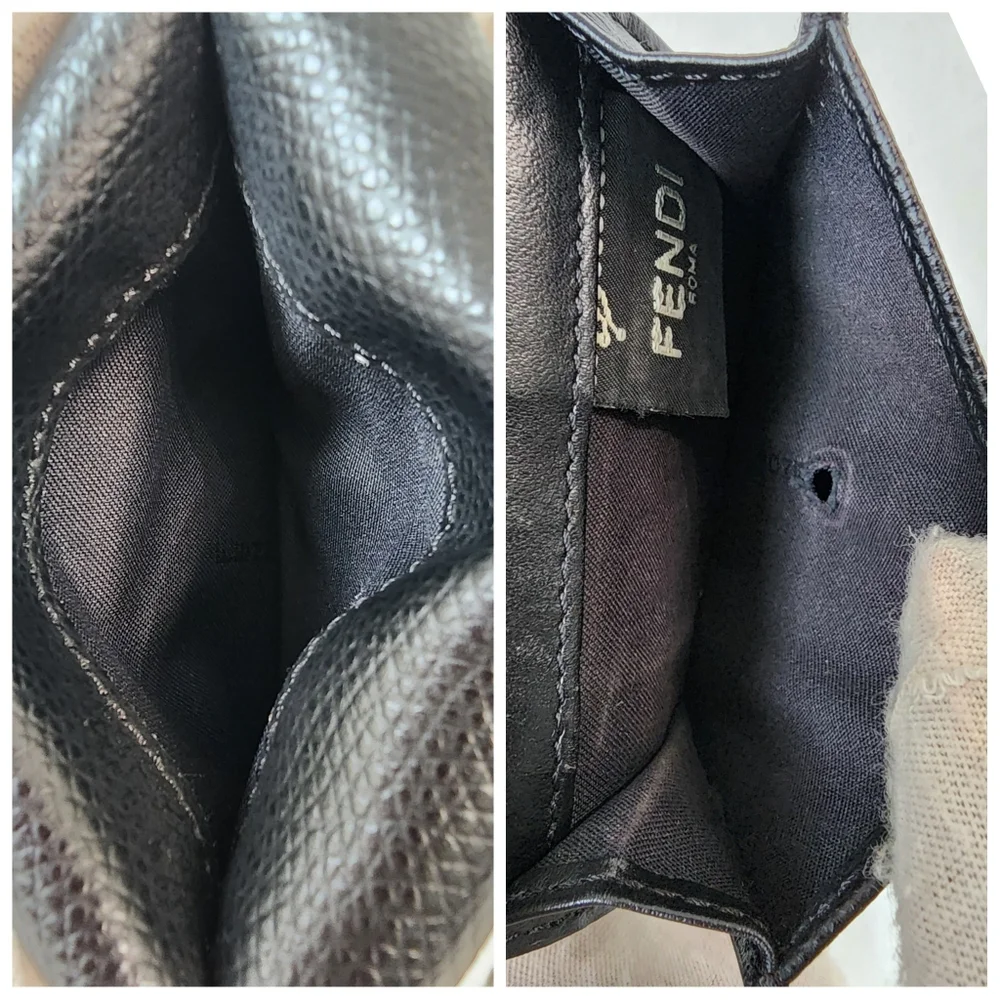 Auth Fendi FF Micro Trifold Wallet - Picture 5 of 12